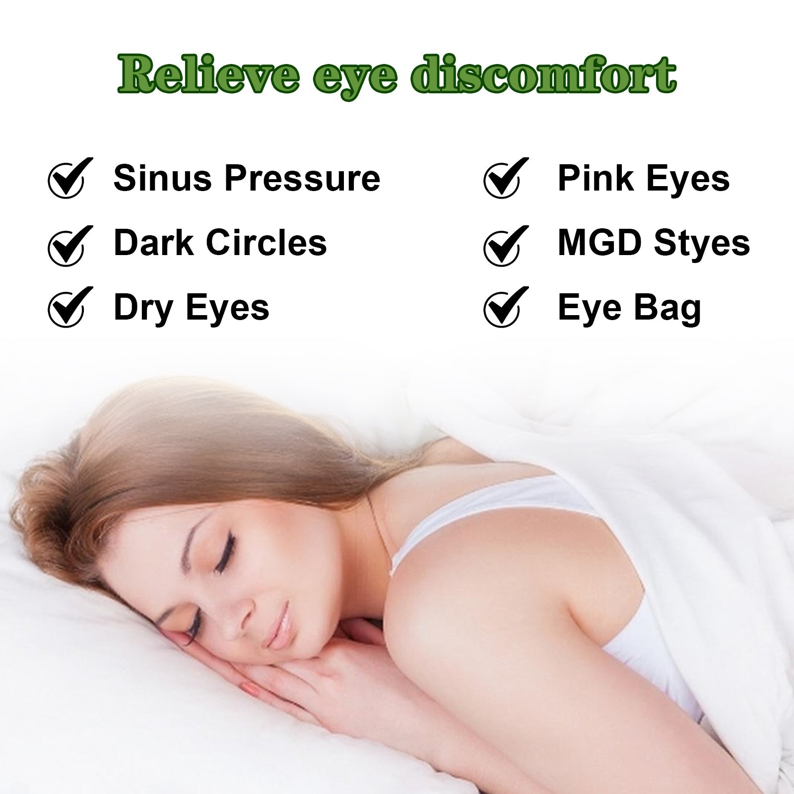 Herbal Steam Fatigue Relief Eye Mask, Relieve Eye Strain And Eye Discomfort Herbal Essence Hot Compress Eye Mask