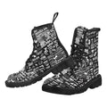 Limited Edition EDM Artists Men's Lace Up Canvas Boots Comfortable Waterproof Festival Camping Hiking Shoes for Men