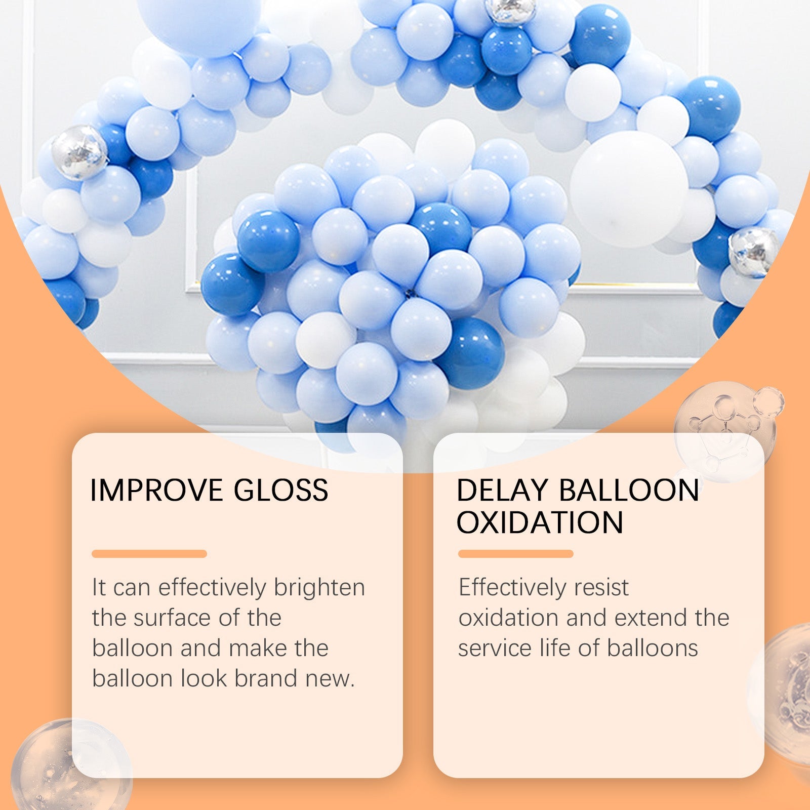 Latex Balloon Brightening Spray, Balloon Brightening Long-Lasting Effect Adds Ambiance Gloss Spray