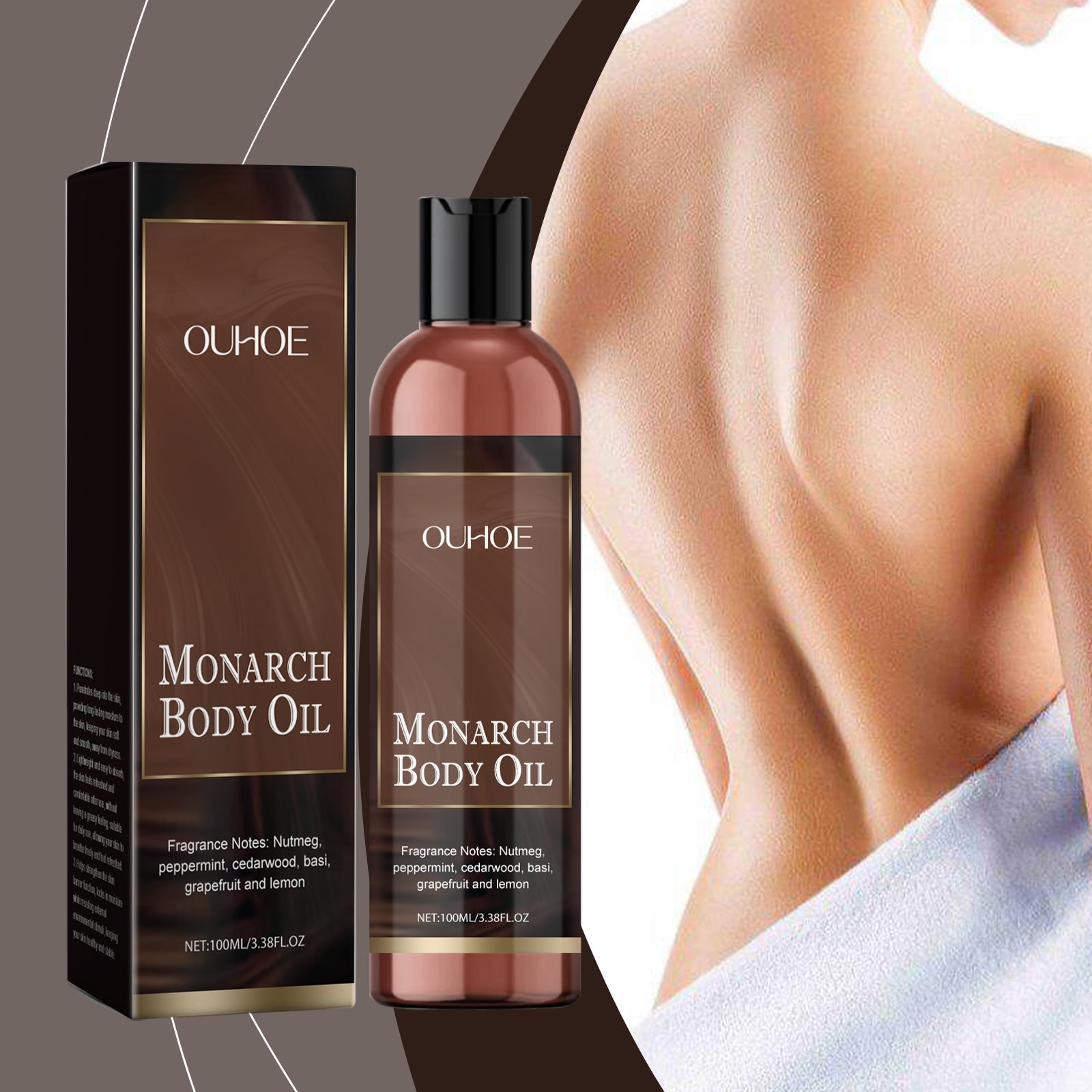 Body Moisturizing Oil, Hydrating And Moisturizing Body Care Moisturizing Skin Care Delicate Body Oil