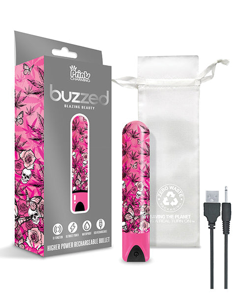 Buzzed 3.5" Rechargeable Bullet - Pink