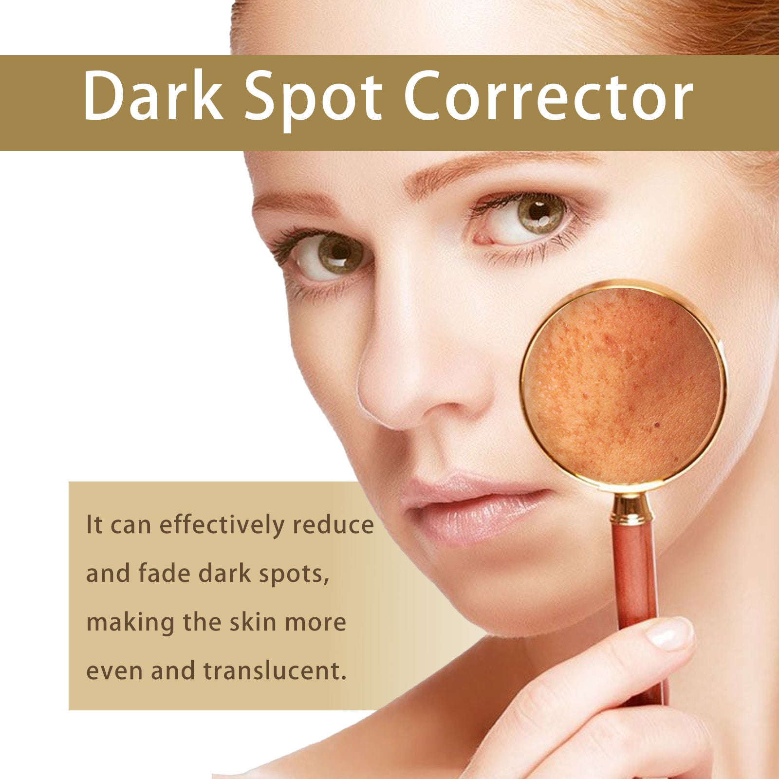 Dark Spot Corrector, Moisturizing And Gently Lightening Uneven Skin Tone Repair Dull Apply Cream