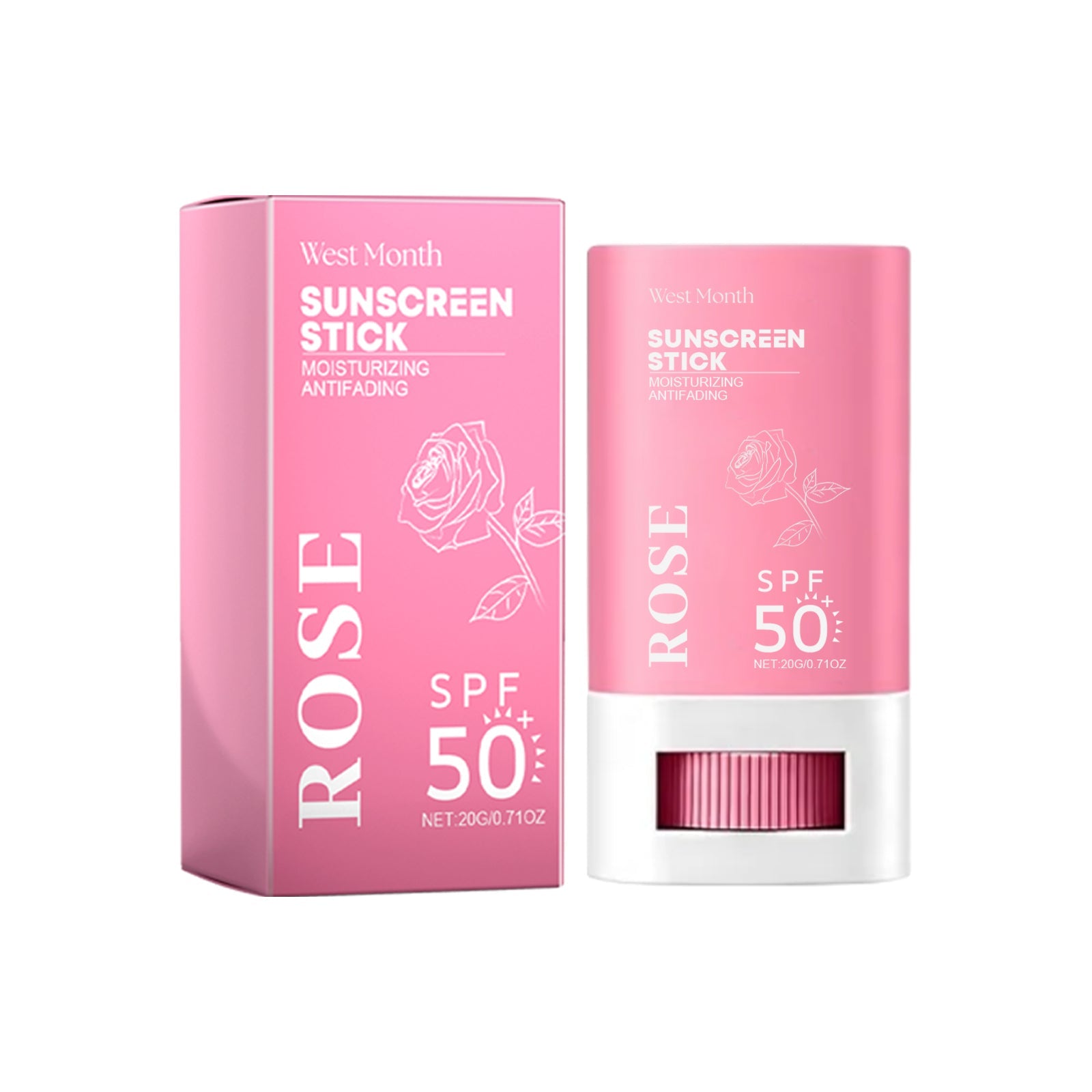 Sunscreen Stick, Uv Protection Skin Refreshing Non-Greasy Moisturizing Cream