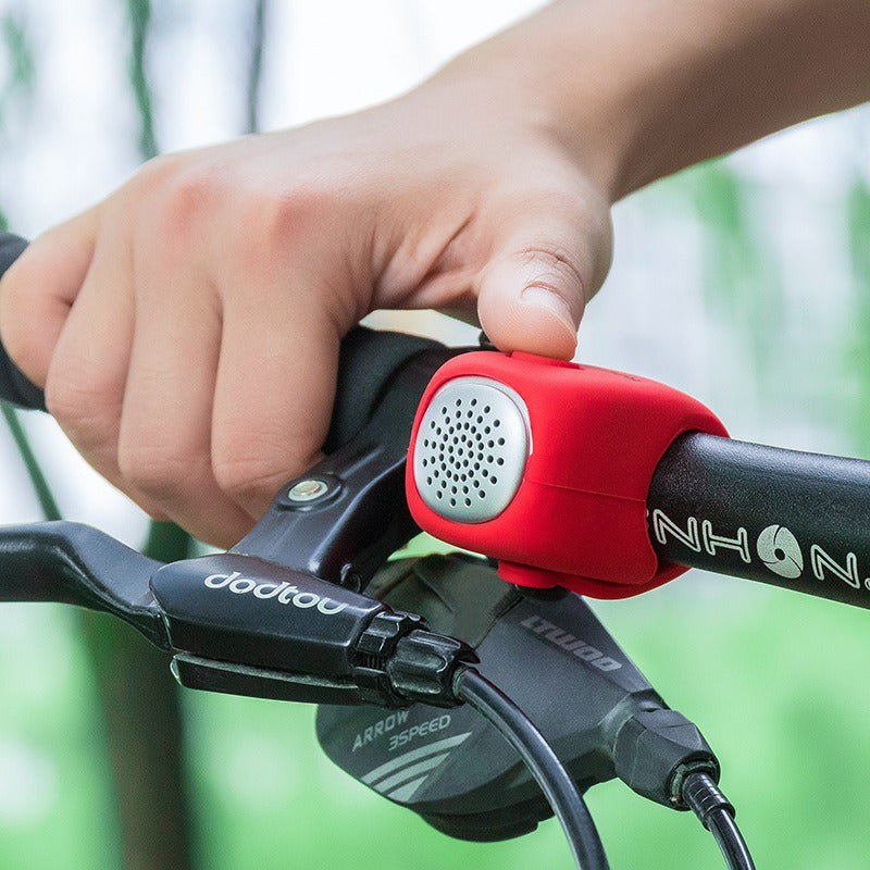 Rockbros bicycle bell, mountain bike electronic horn, dead flying bicycle accessories, bicycle bell