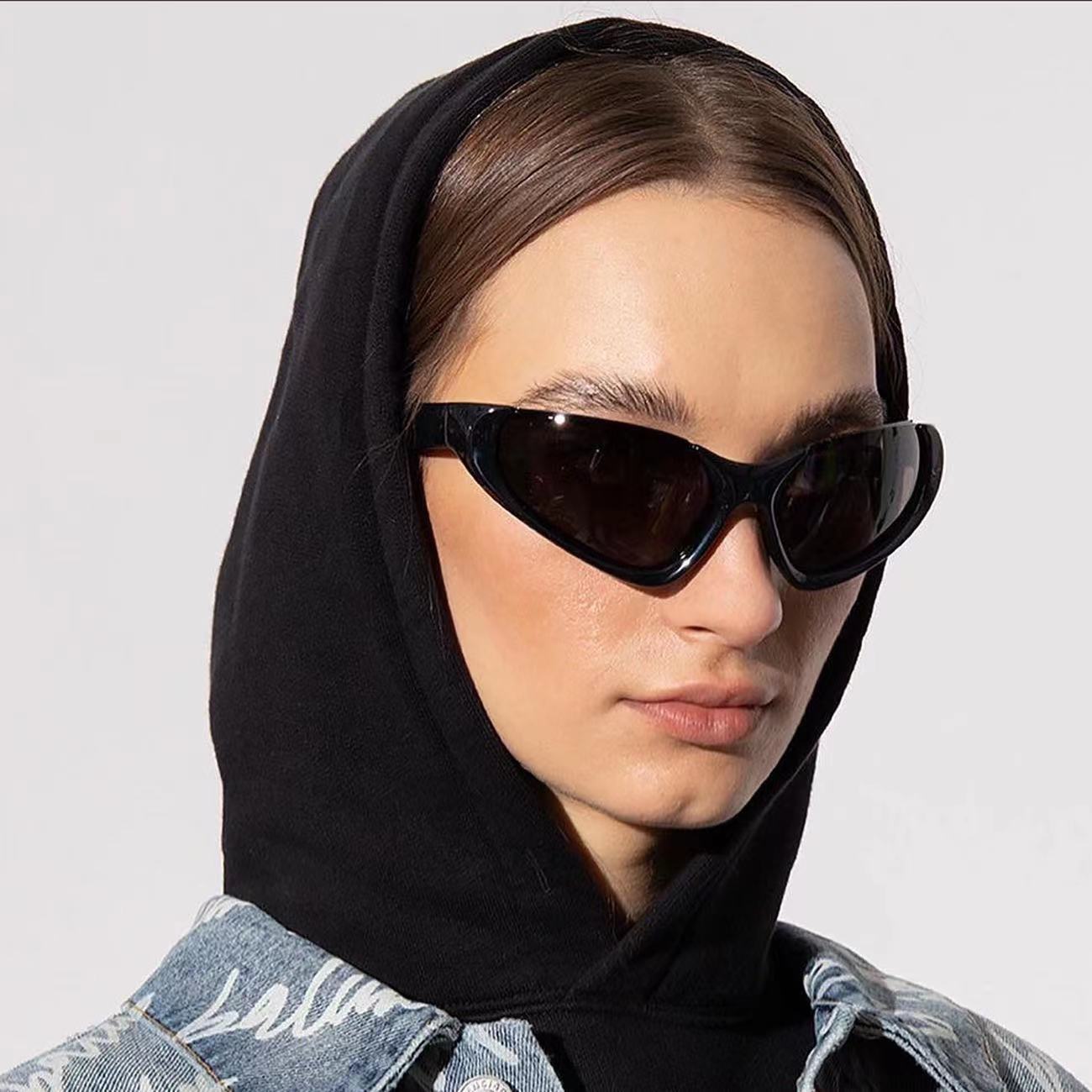 New Windproof Sports Sunglasses For Women Y2K Millennium Outdoor Sunglasses For Men