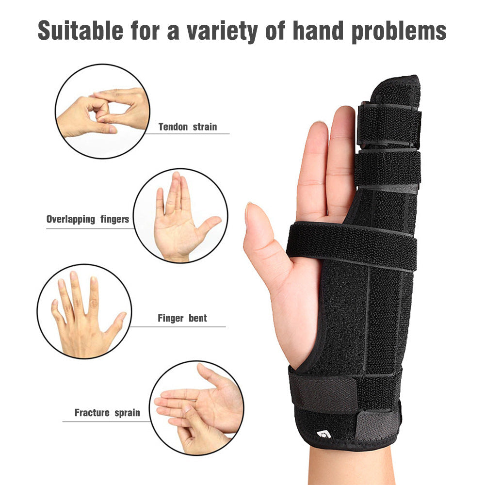 Hailicare Ring Finger Tail Finger Fixation Set Finger Fracture Damage Aluminum Plate Support Protector