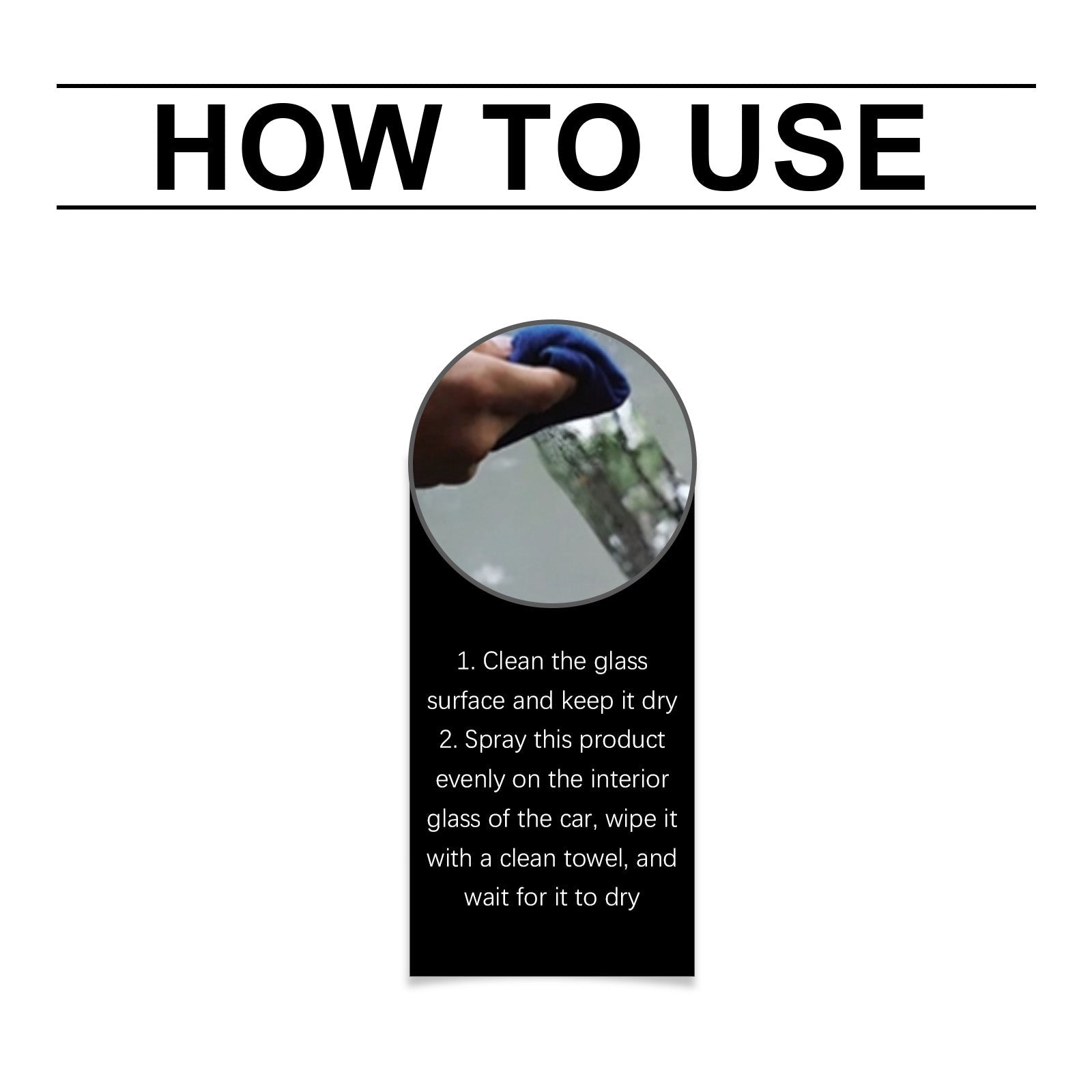 Anti-Fogging For Car Glass Anti-Fogging For Car Glass Front Windshield Cleaning And Brightening Spray