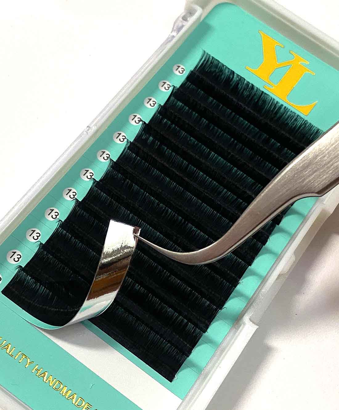 Classic Cashmere Matte Deep Black FauxMink Lash【0.15mm】16-Lines No-logo【Best Quality Ever】