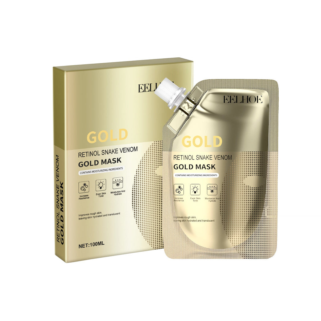 Retinol Snake Venom Gold Mask, Clear Skin, Tighten Pores, Brightening, Rejuvenating And Hydrating Mask