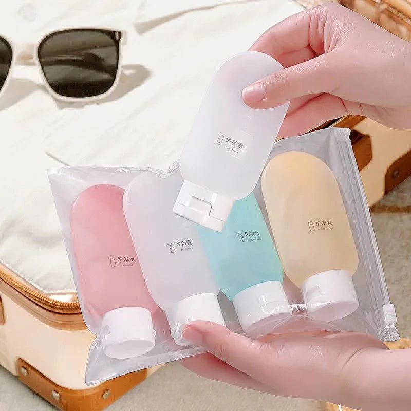 Silicone Travel Bottles – Refillable Leakproof