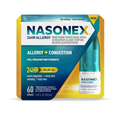 Nasonex 24-Hour Allergy & Congestion Relief Nasal Spray, 50mcg Mometasone Furoate, 120 Sprays