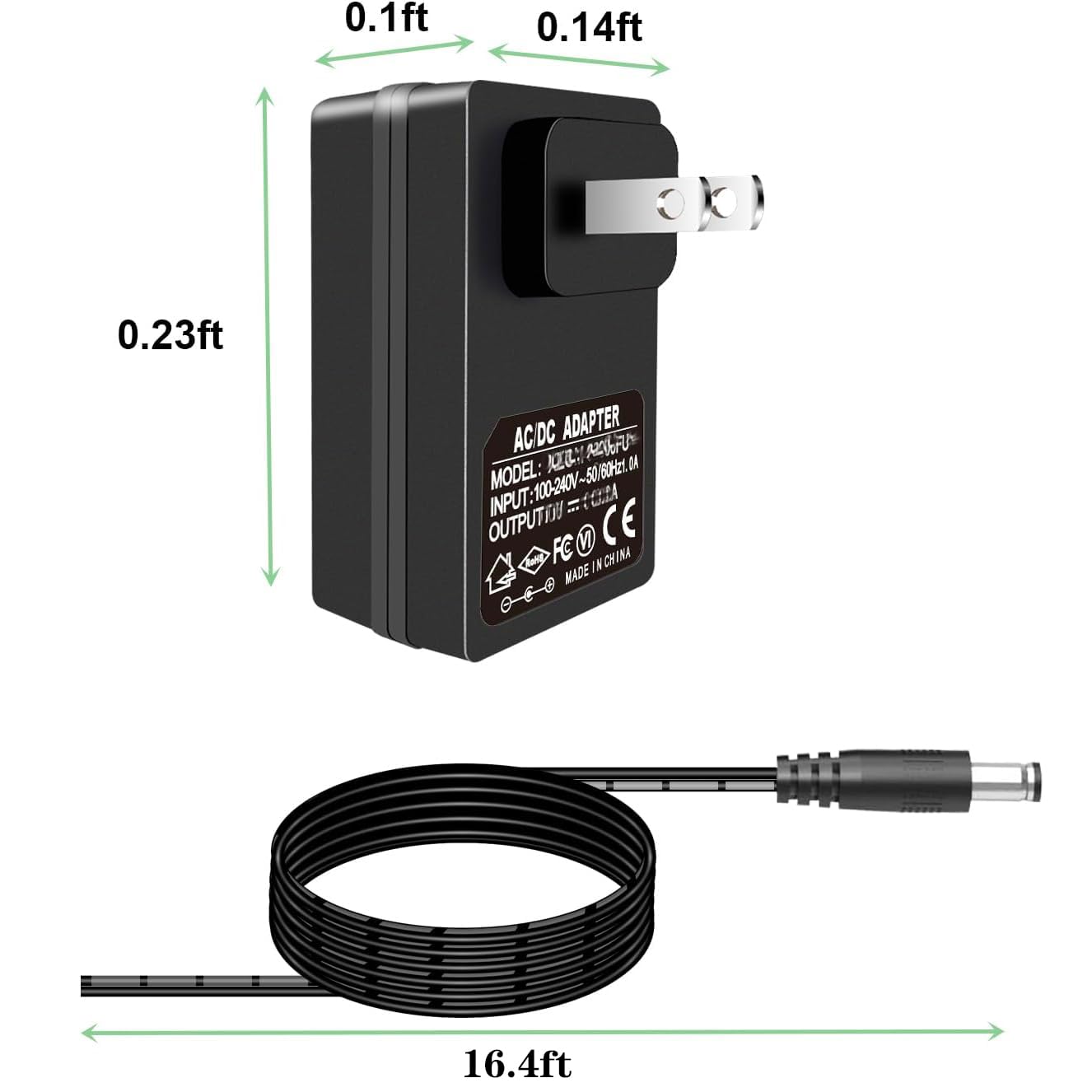 HUZUM Power Adapter Charger for Masterbuilt Gravity Series Grills 16.5ft Cord