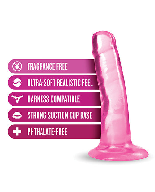 B Yours Plus 5.5" Hard n' Happy Dildo - Pink