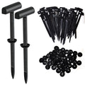 50 Pack Upgraded Cable Tie Buckle Clips Heavy-Duty Nylon Zip Ties Car Repair
