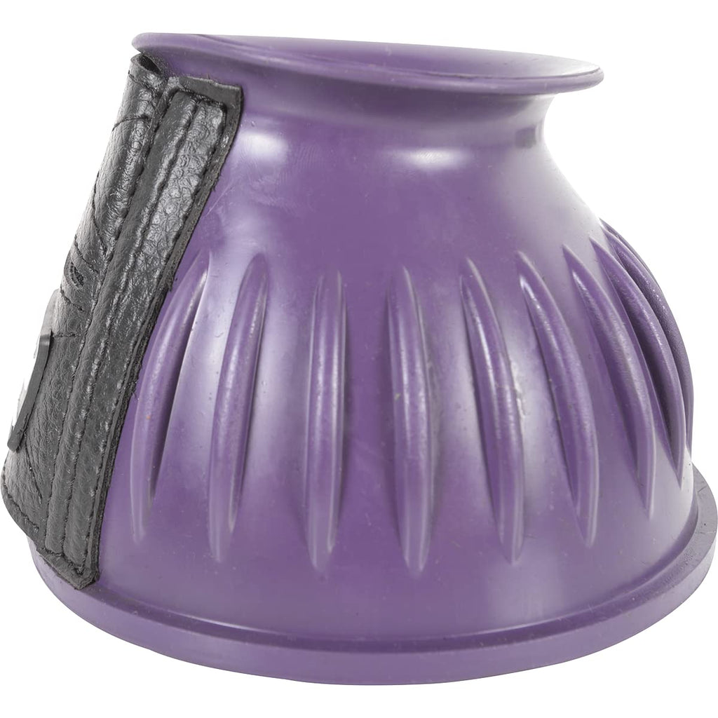 Cashel Rubber Horse Bell Boots Purple Size M