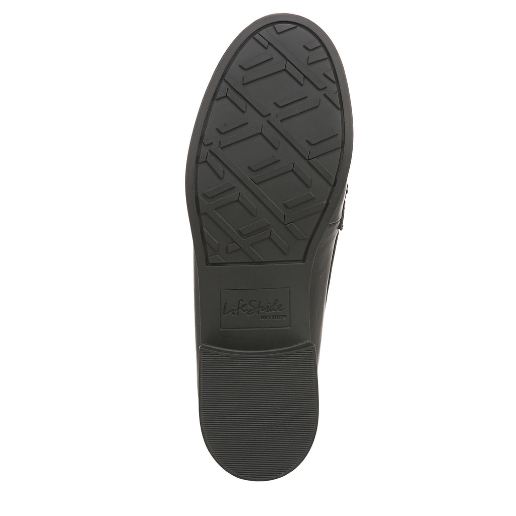 LifeStride Womens Sonoma 2 Slip On Loafers Black Size 8.5 W