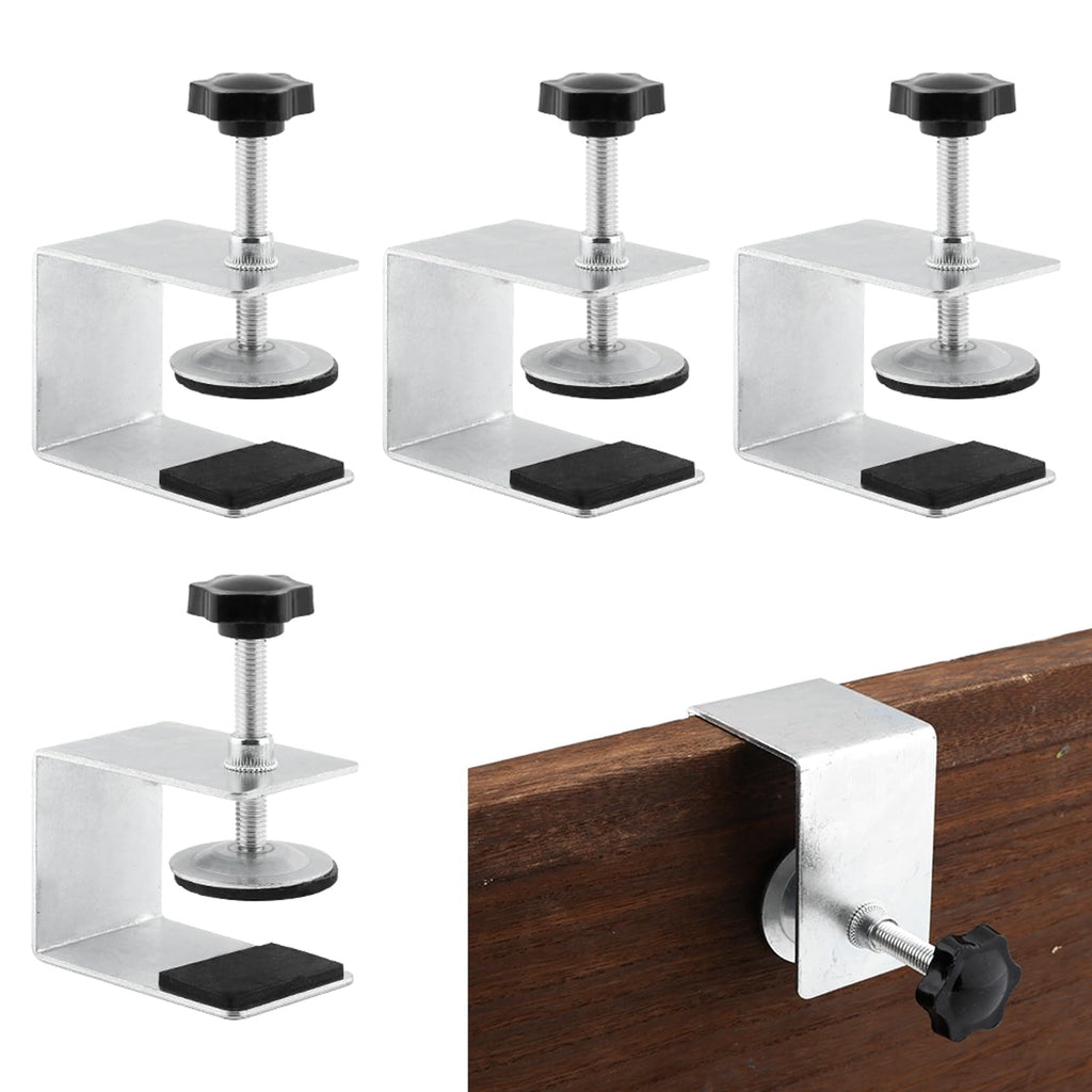 Cabinet Drawer Installation Clamps 4PCS Silicone Pad Woodworking Hardware