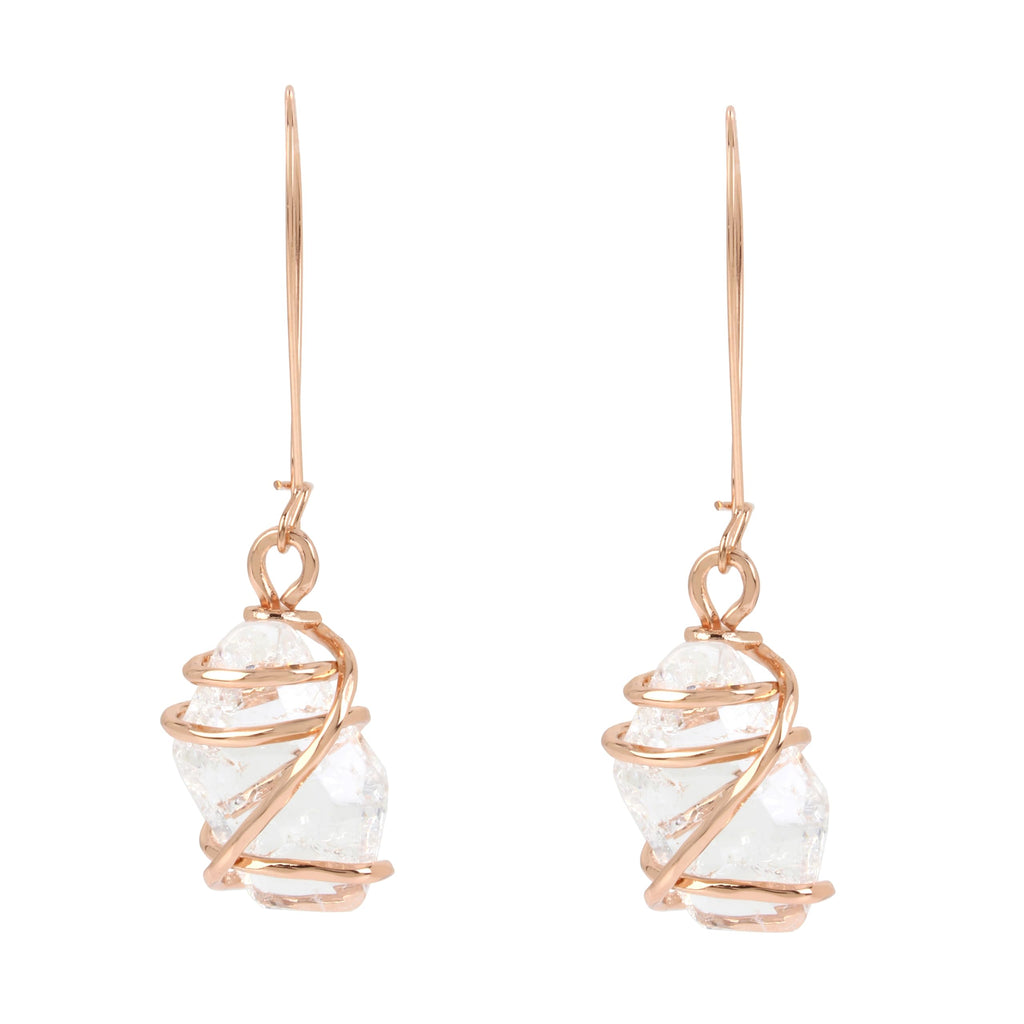Robert Lee Morris Soho Women's Caged Stone Crystal Dangle Earrings One Size
