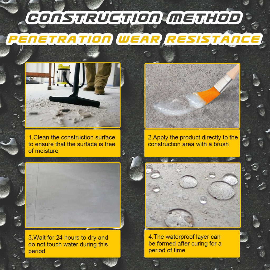 Waterproof Sealant Bathroom Kitchen Exterior Wall Water Leakage Repair Free Brick Leak Repair Home Improvement Paint Agent