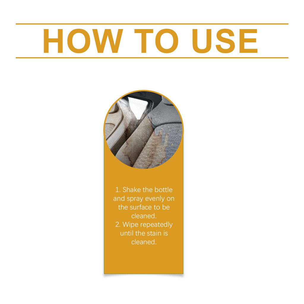 Car Foam Cleaner Car Interior Maintenance Decontamination Waterproof Maintenance Cleaning Foam Agent