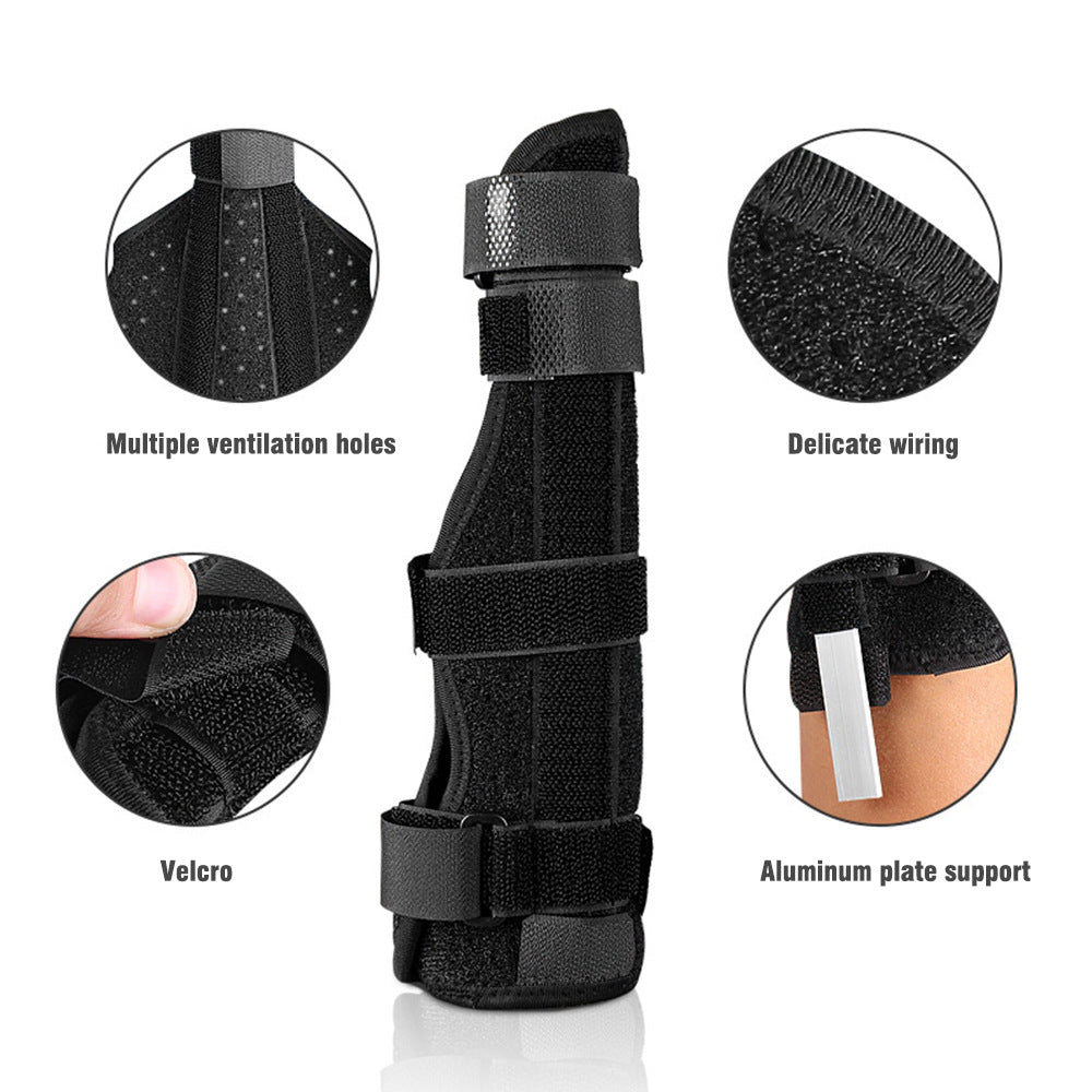 Hailicare Ring Finger Tail Finger Fixation Set Finger Fracture Damage Aluminum Plate Support Protector