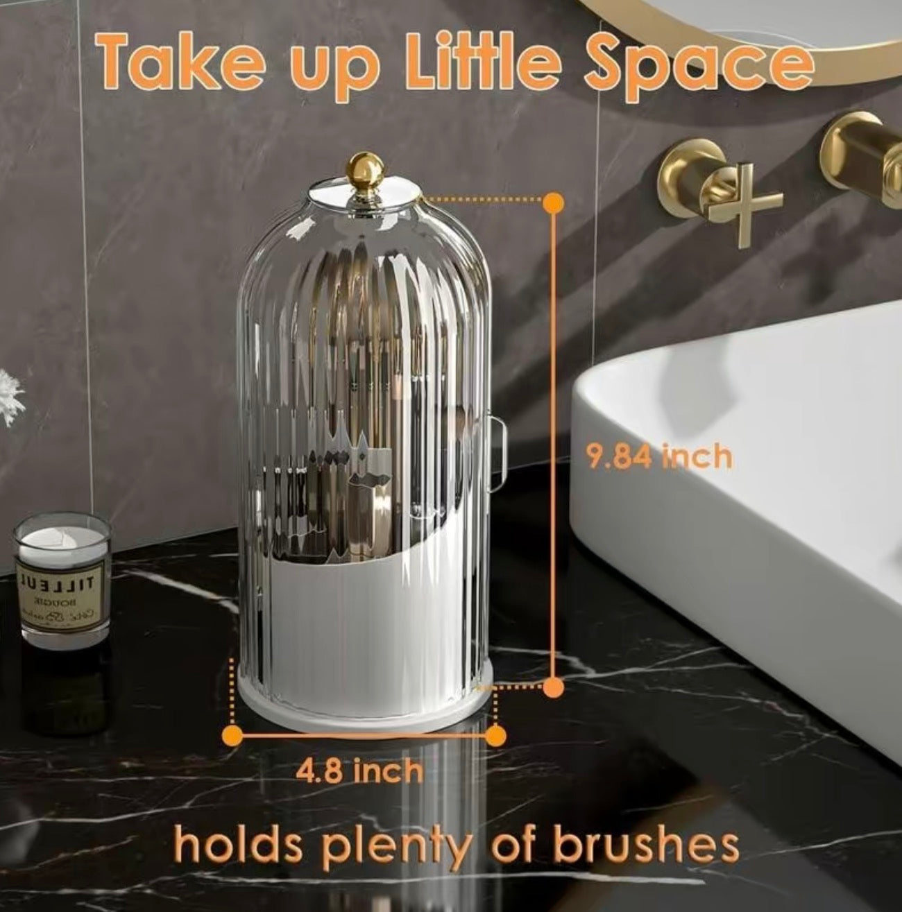 CleanSpin Toothbrush Holder