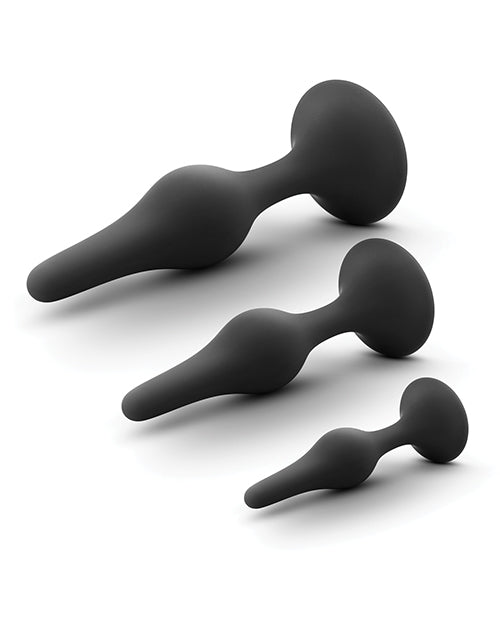Anal Adventures Platinum Silicone Plug Kit