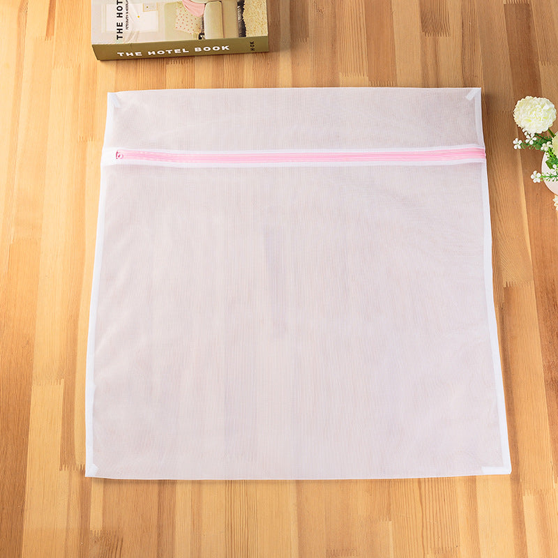 7Pcs Laundry Bags Pink Zipper Fine Mesh Clothes Protection Laundry Bag For Washing Machine Dirty Clothes Storage Washing Bag Set