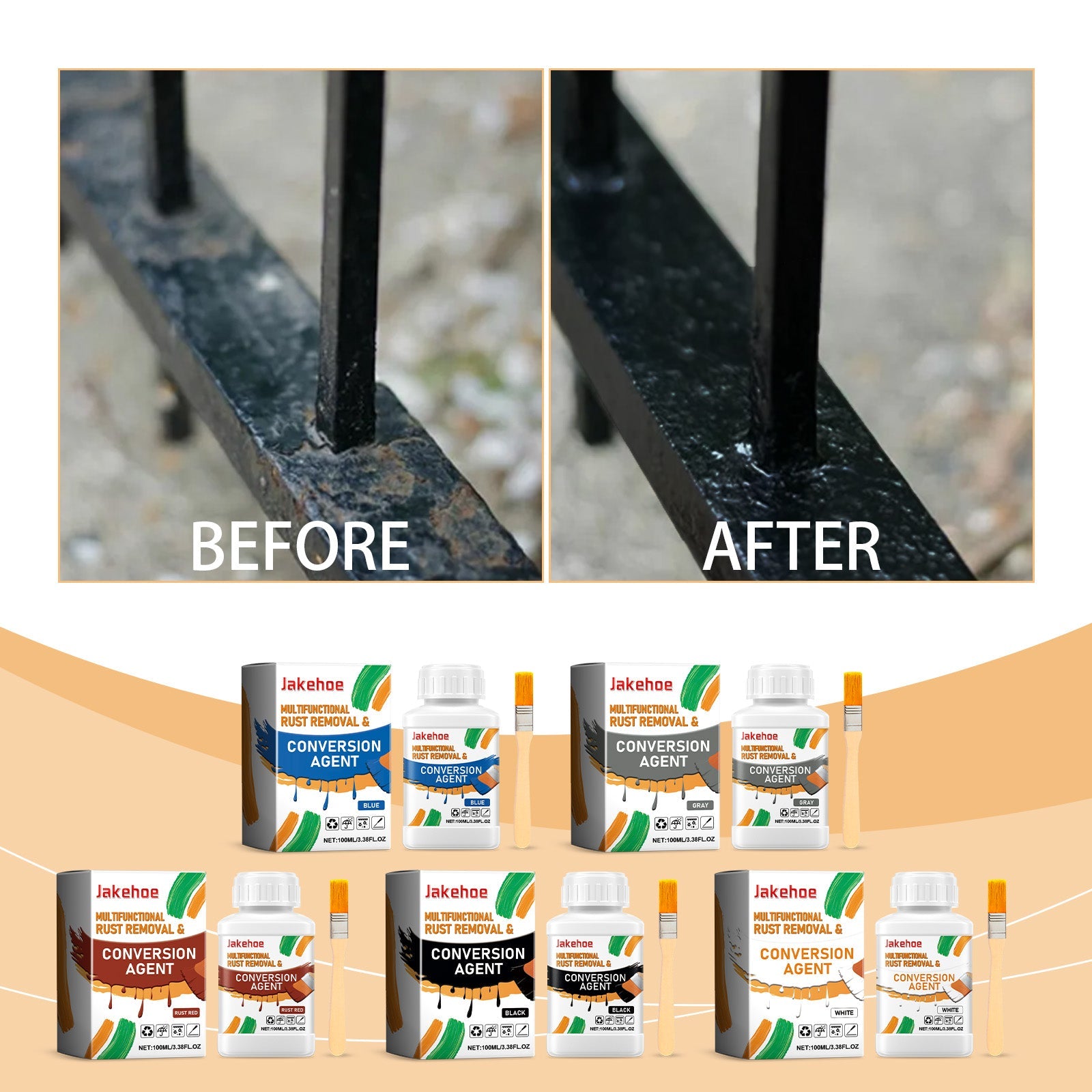 Pore Care Cream Is A Day And Night Combination That Deeply Cleanses The Skin, Firming And Smoothing Pore Beauty Creajakehoe White Multifunctional Rust Remover, Multi-Purpose Rust Remover Antirust Metal Renovation And Maintenance Coating