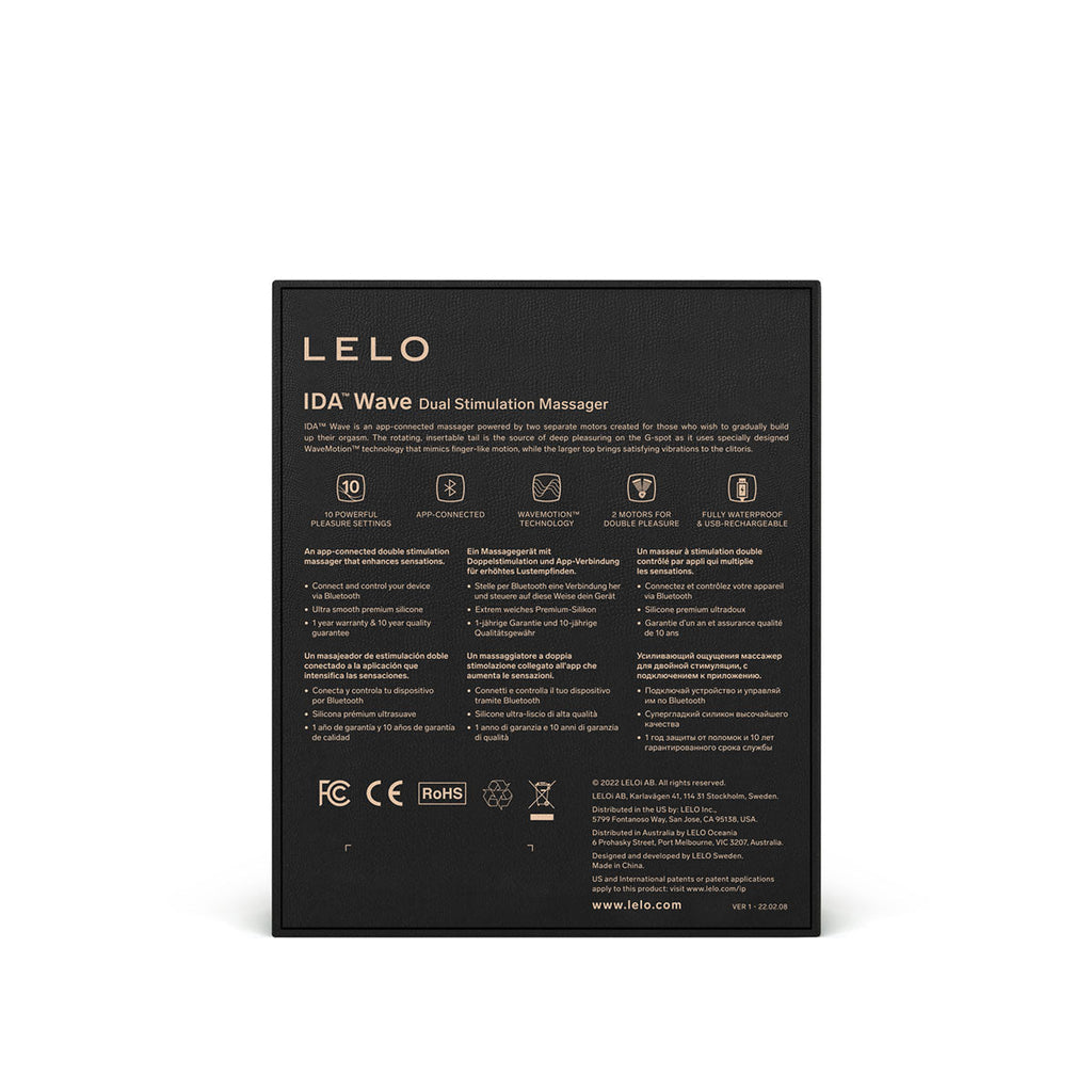 LELO Ida Wave Dual Vibrator - Black