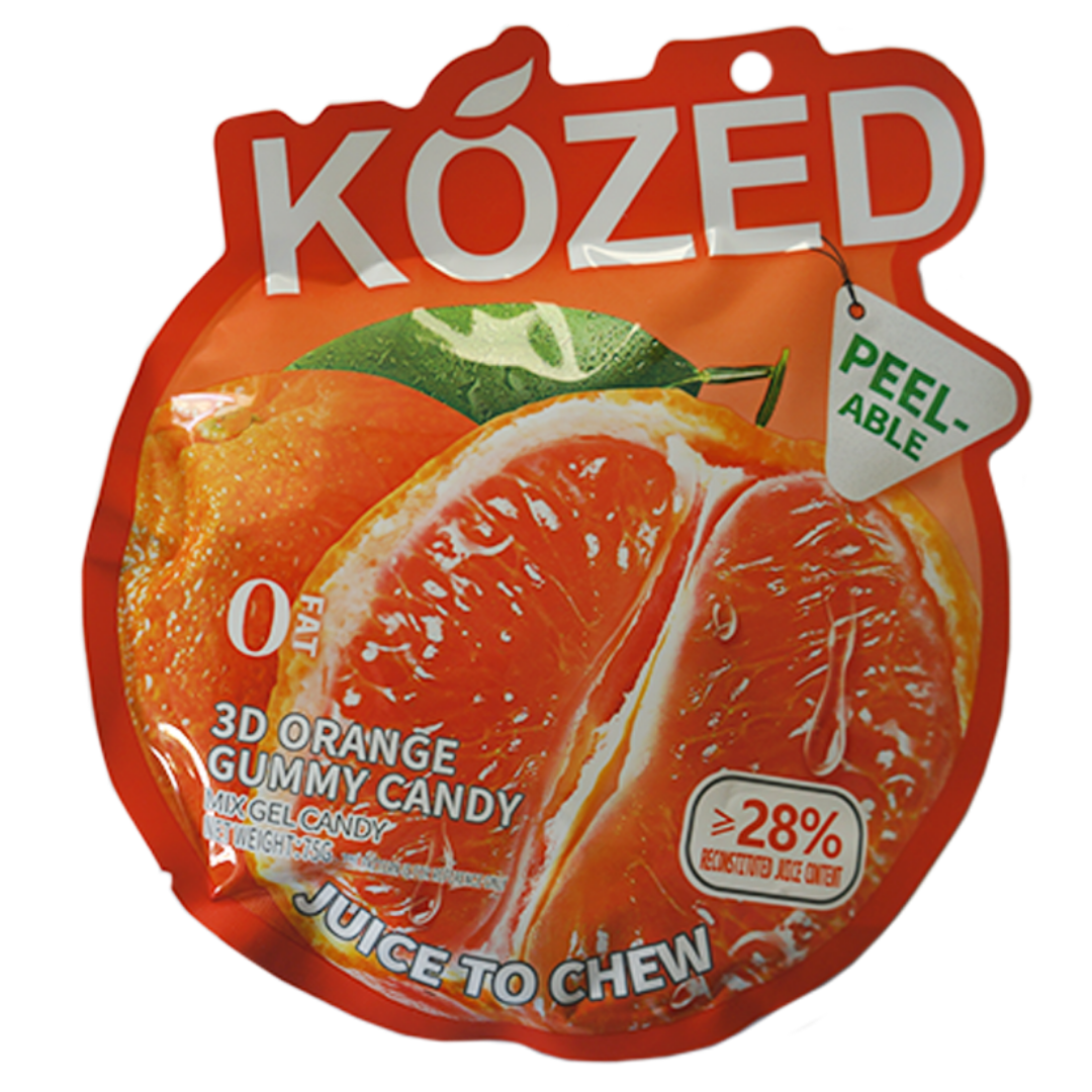 Kozed No Fat Gummy Candy Orange (2.65oz)