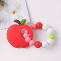 New baby cartoon fruit bracelet molar bracelet chewing teeth gum baby teething comfort toy