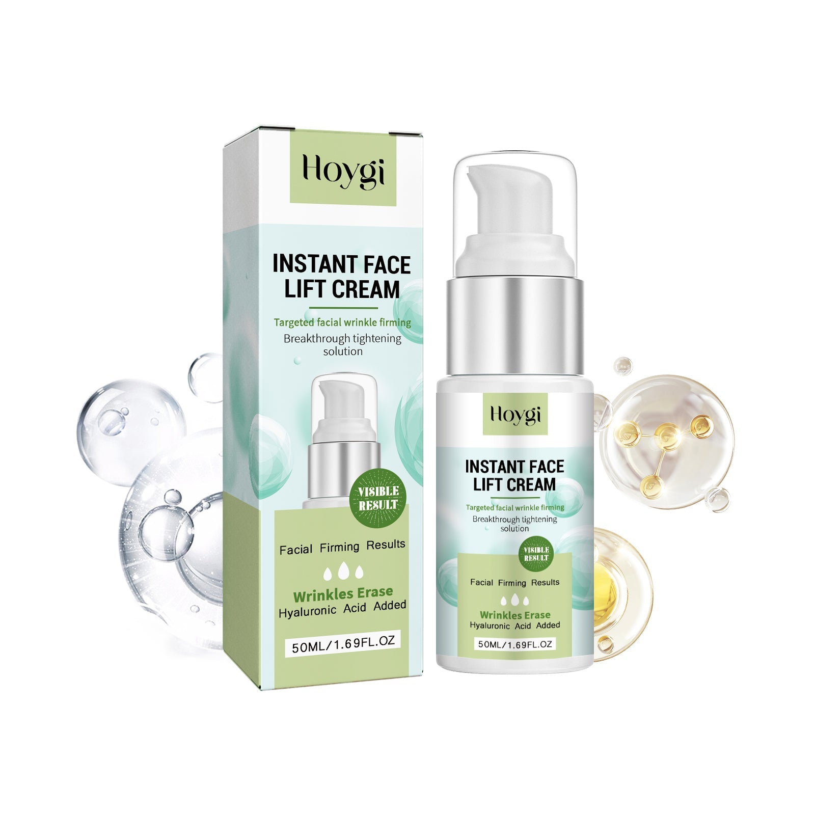 Facial Hyaluronic Acid Cream Deep Hydrating Elastic Moisturizing Skin Facial Skin Moisturizing Firming Cream