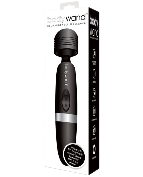 Bodywand Rechargeable Wand Vibrator - Black