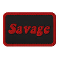 Savage Embroidered Iron-on Patches