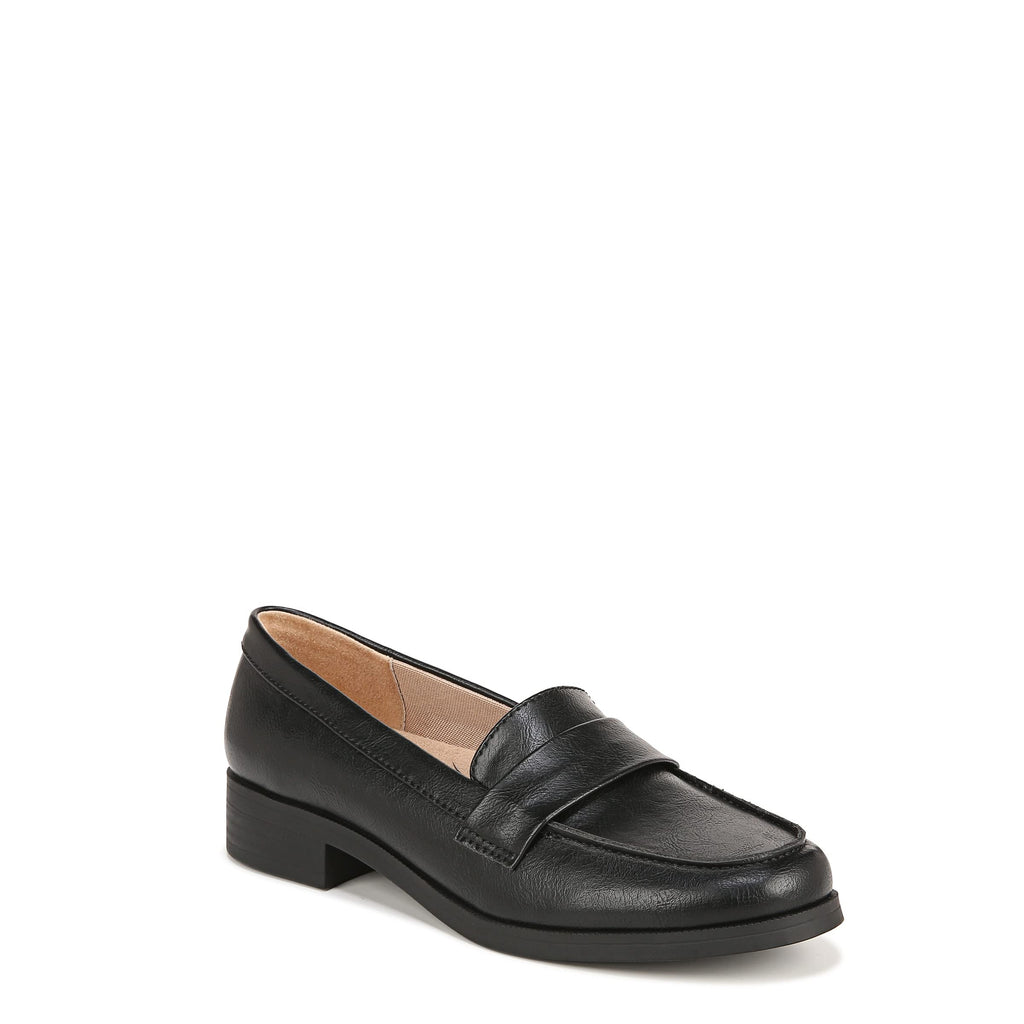 LifeStride Womens Sonoma 2 Slip On Loafers Black Size 8.5 W