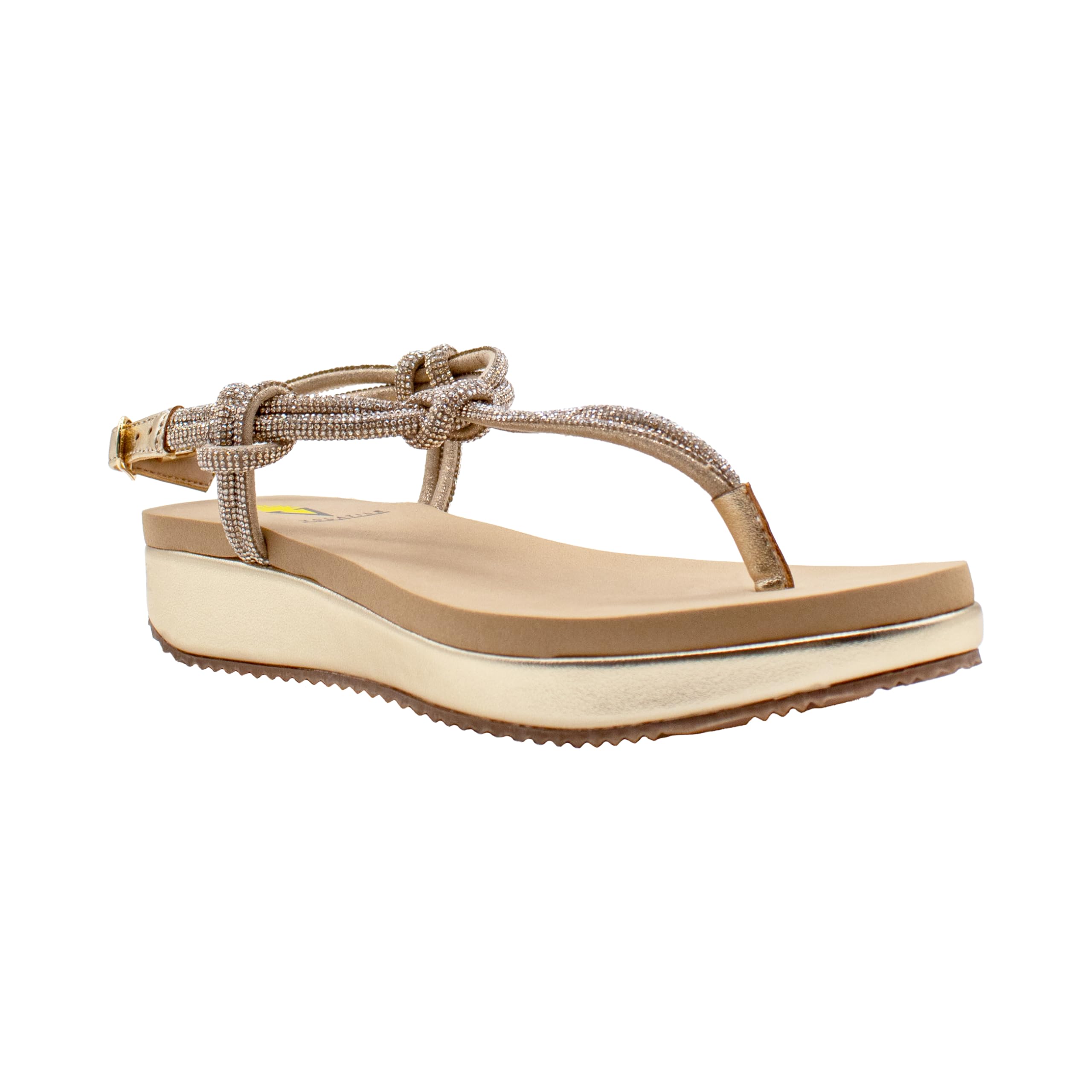 VOLATILE Calypso Sandal Gold Size 9 Women’s Fashion Shoes