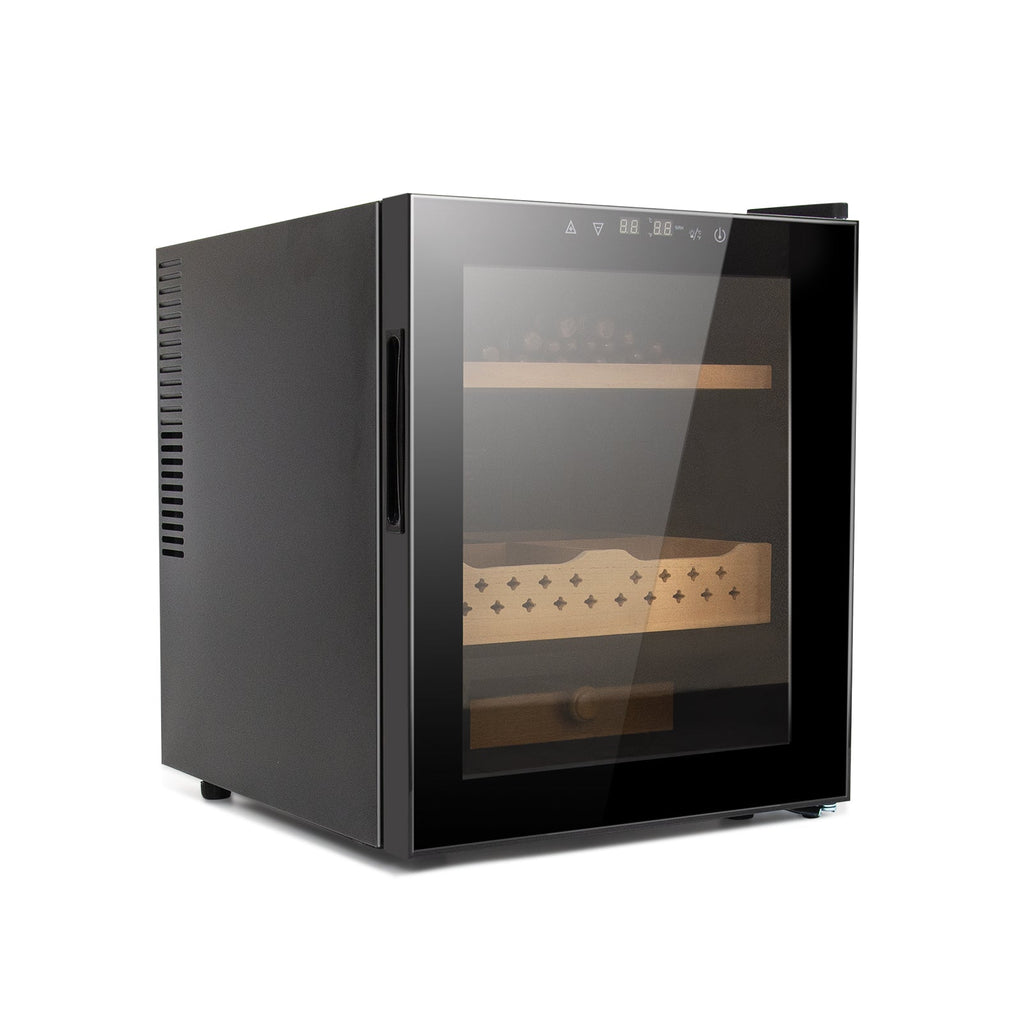 50L Cigar Humidors with 3-IN-1 Cooling, Heating & Humidity Control, 250 Counts Capacity Cigar Humidor Humidifiers with Constant Temperature Controller