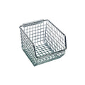 Quantum Storage Systems Chrome Wire Mesh Stack & Hang Bins (20-Pack)