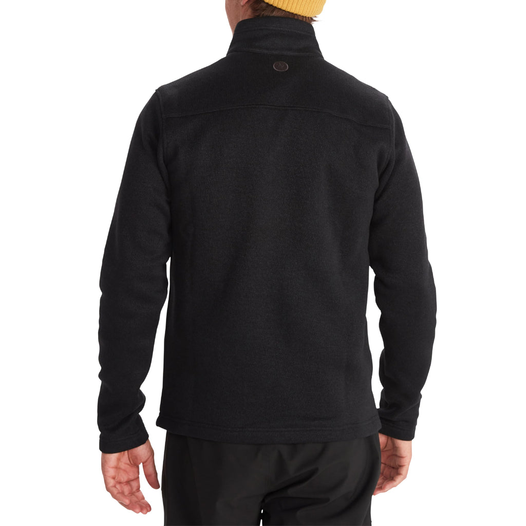 MARMOT Men's Drop Line 1/2 Zip Fleece Jacket Black Size L