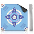 Mahjong Mat 31.5x31.5 Inch Thickened Non-Slip Rubber Base with Carrying Bag