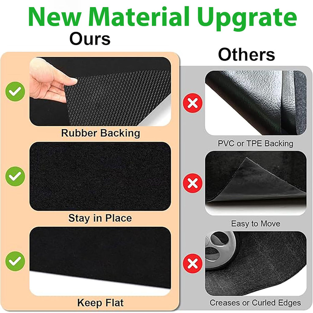 RWSEFK Grill Mats Double-Sided Fireproof BBQ Protector 60x40 inches