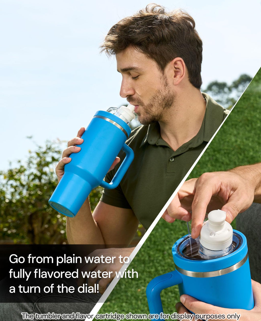 YETARAN Stanley Tumbler Adapter Fits 40oz 64oz Quencher H2.0 Azure BPA Free