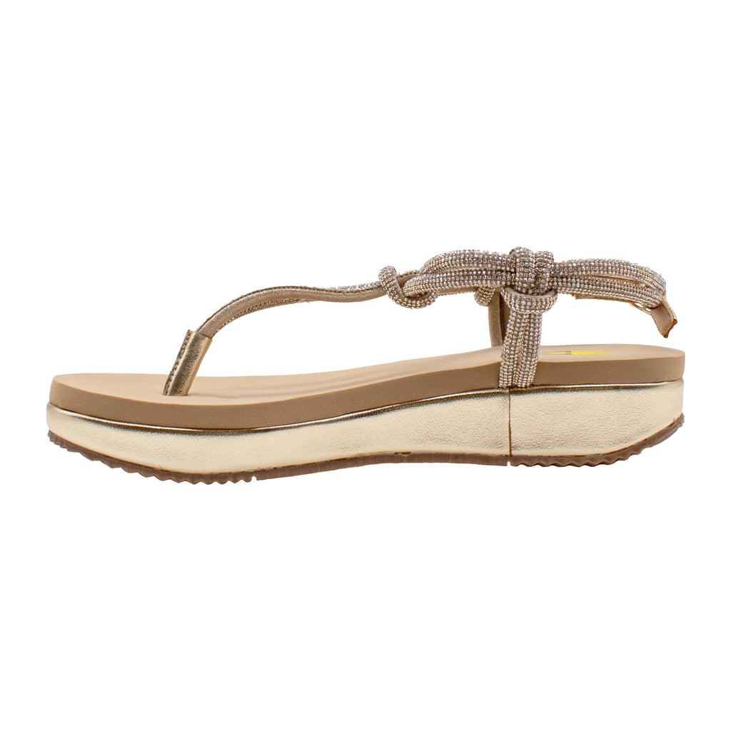 VOLATILE Calypso Sandal Gold Size 9 Women’s Fashion Shoes
