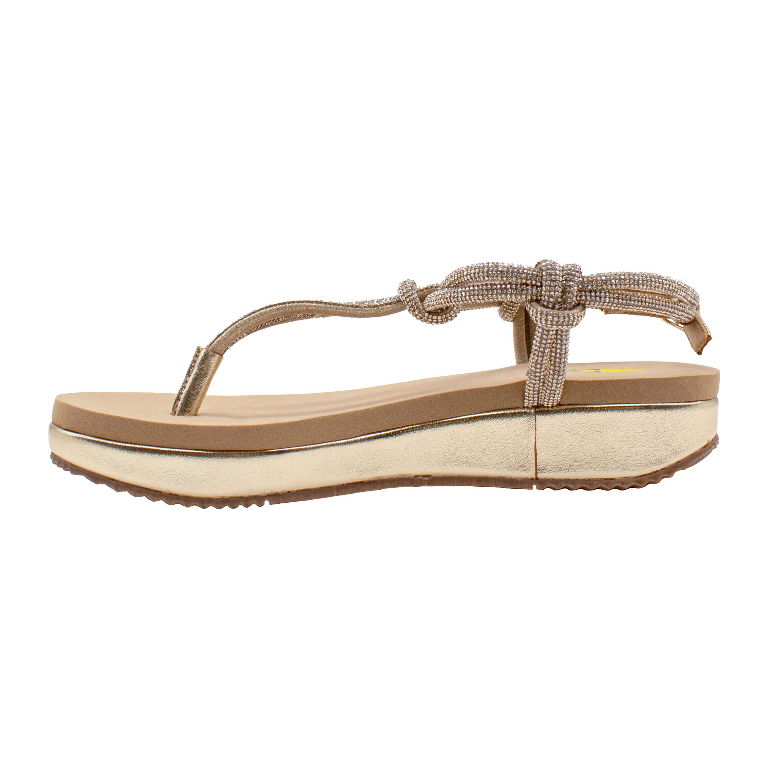 VOLATILE Calypso Sandal Gold Size 9 Women’s Fashion Shoes