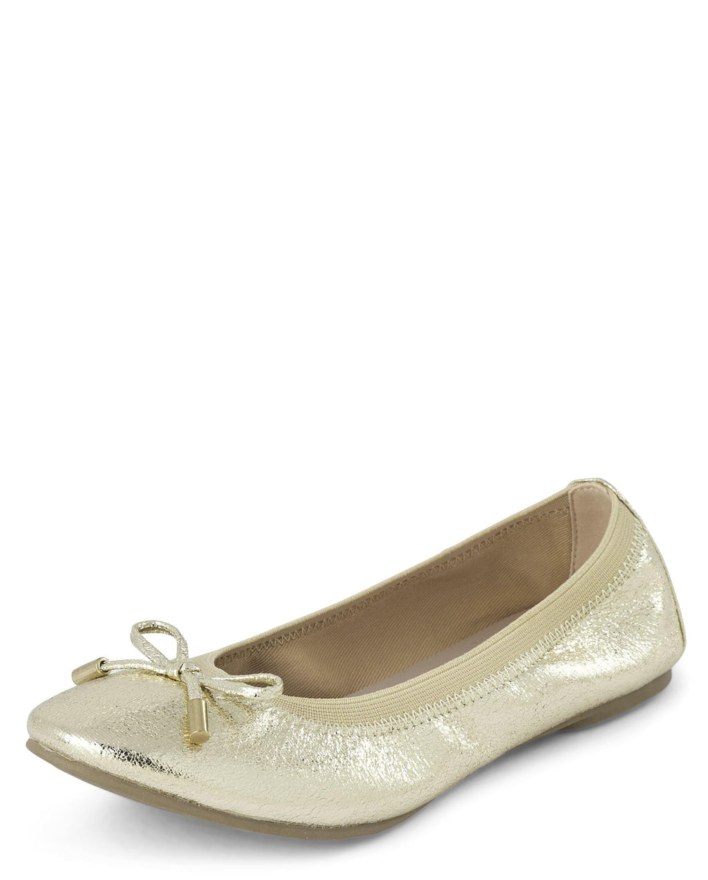 The Children's Place Ballet Flats Soft Gold Size 11Y Girls Shoes