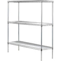 WIRE SHELF 30"x36" STAINLESS 2 CT DS