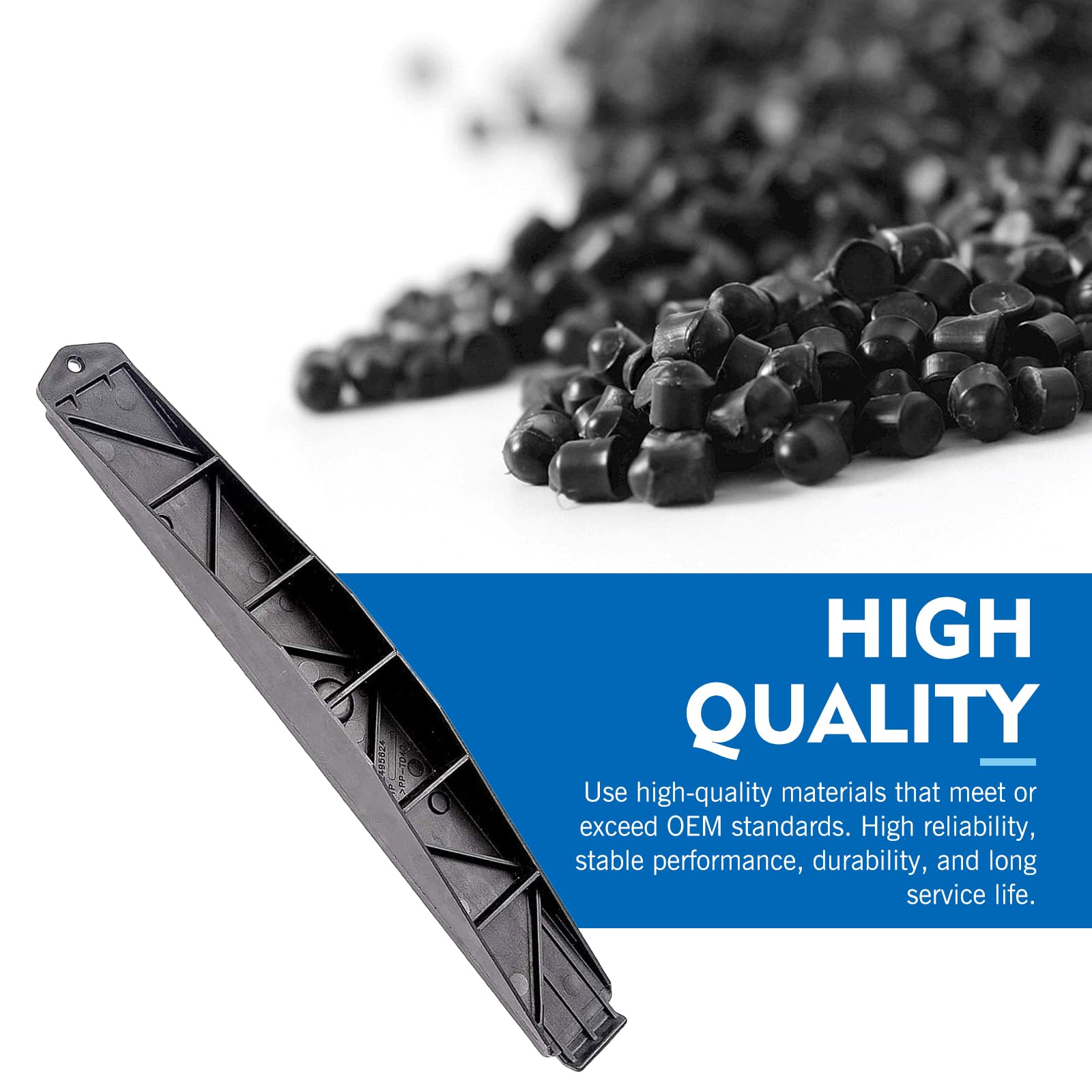 Downhill Cabin Air Filter Cover Plate w/ 2 Screws for Chevy Silverado 3500 Black