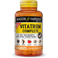 Mason Natural Vitatrum Complete Multivitamin-Multimineral Supports Immune Bones Heart Eyes And Energy Health 150 Caplets