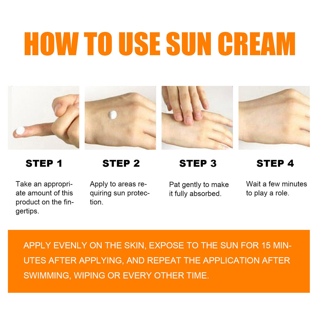 Protective Cream Moisturizes The Face, Body And Skin Protection Without Fake White Summer Refreshing Without Greasy